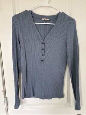 Madewell Soft Ribbed Henley